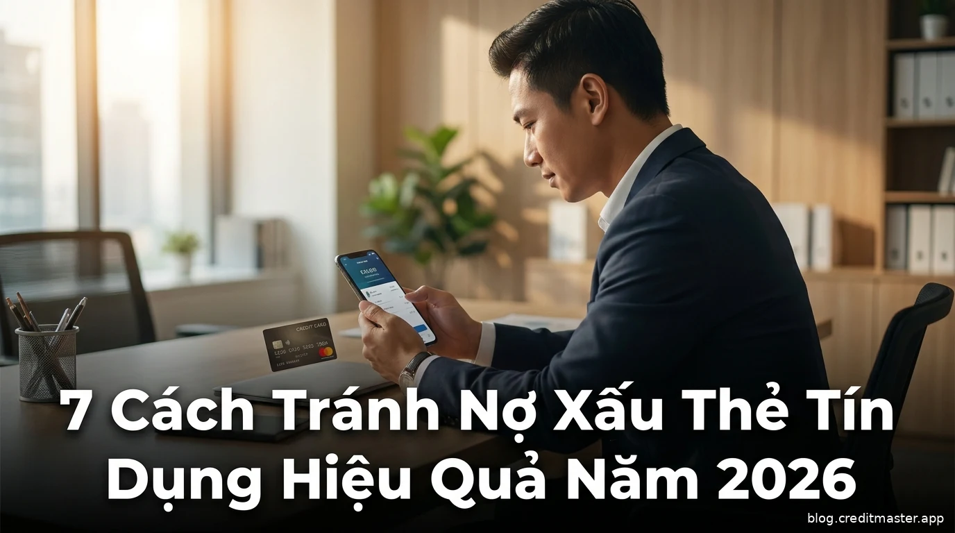 7 Cách Tránh Nợ Xấu Thẻ Tín Dụng Hiệu Quả Năm 2026